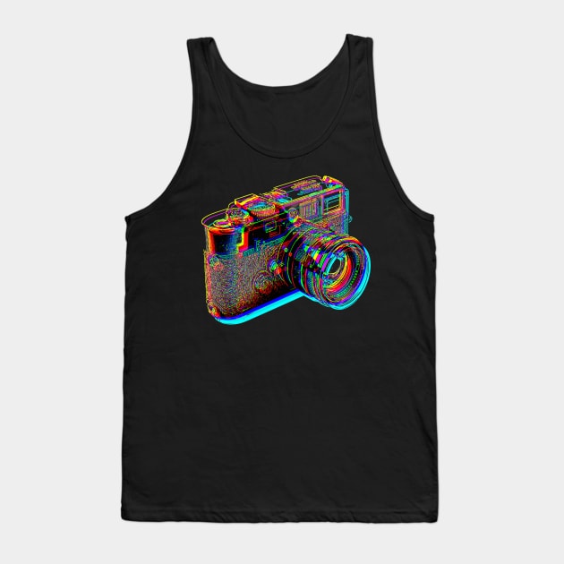 Classic Leica Camera Tribute Design Tank Top by DankFutura